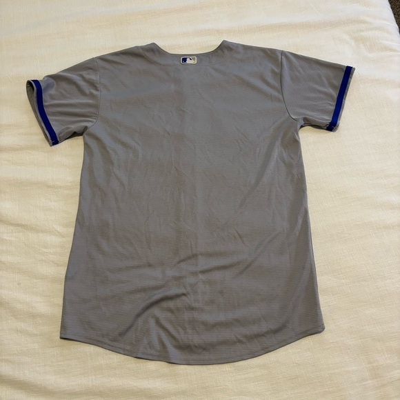 Kids Nike Kansas City Royals Gray Jersey - Picture 5 of 9